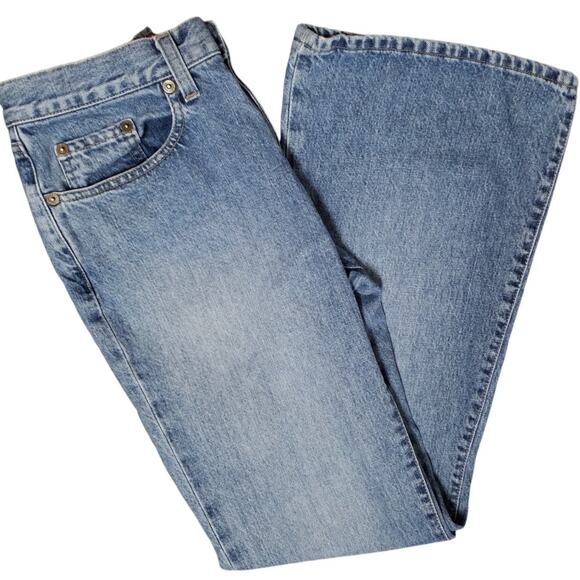 Ben Sherman Womens Size W28 L30 Boot Cut Jeans 100% Cotton Rigid Mid Rise Y2K - Picture 9 of 12